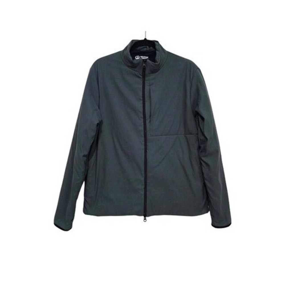 Outlier Futurecore Track Jacket Mens Small Sage Green Full Zip Active Commuter ~